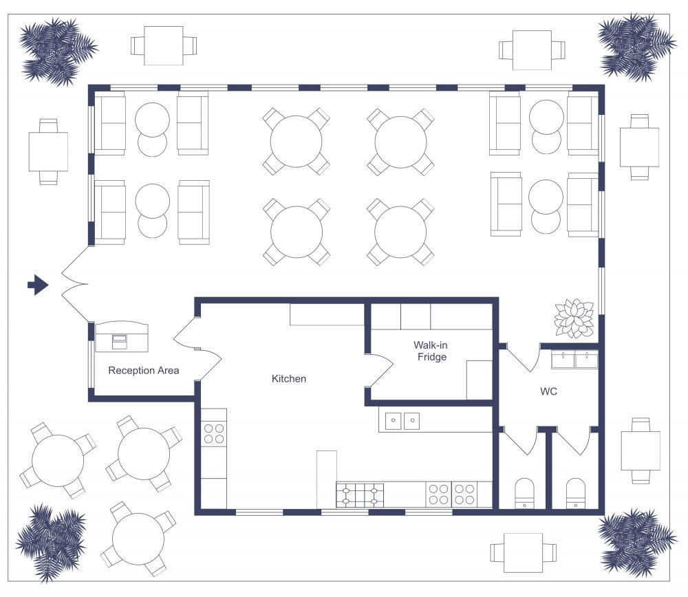 restaurant layout