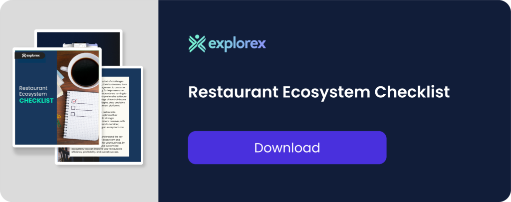 restaurant ecosystem checklist